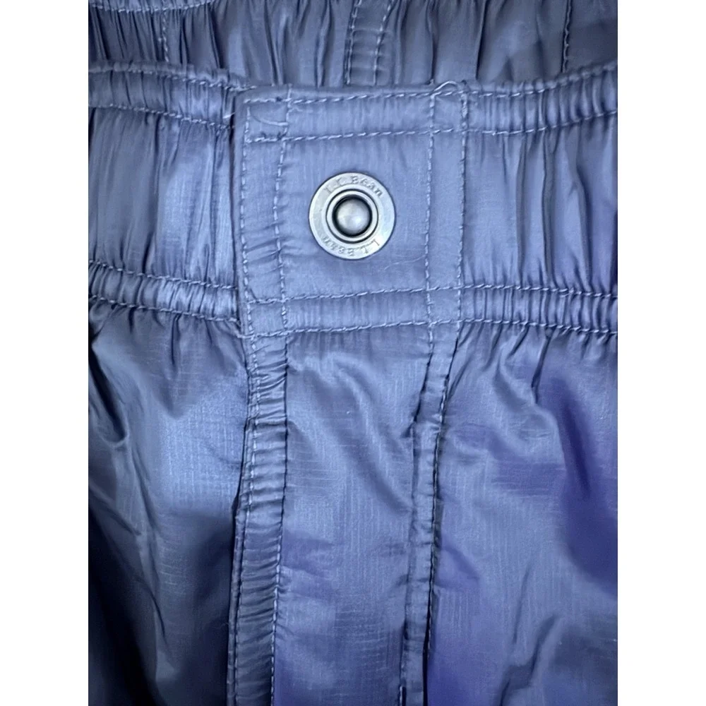 LL Bean Pants Mens MEDIUM BLACK Insulated Quilted Primaloft Stow Hiking Outdoors